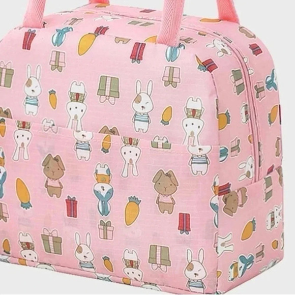 1 LEFT! HP! 🎉 Pink Bunny Lunch Box - Picture 3 of 4